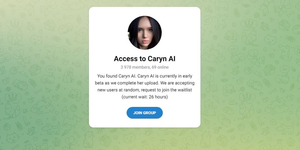 Marjorie chega a cobrar até US$ 1 dólar (cerca de R$ 5) por minuto para conversar com os usuários — Foto: Reprodução