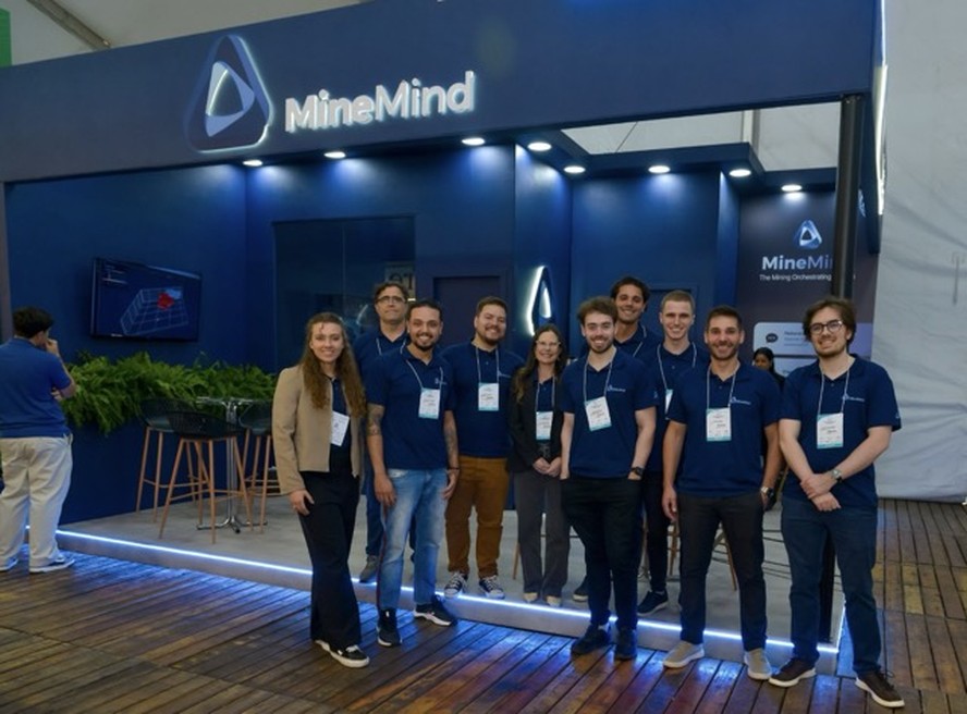 Representação visual de inteligência artificial aplicada à mineração