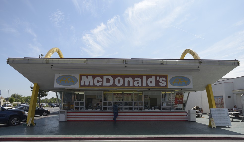 McDonald's em Downey, Califórnia — Foto: Getty Images
