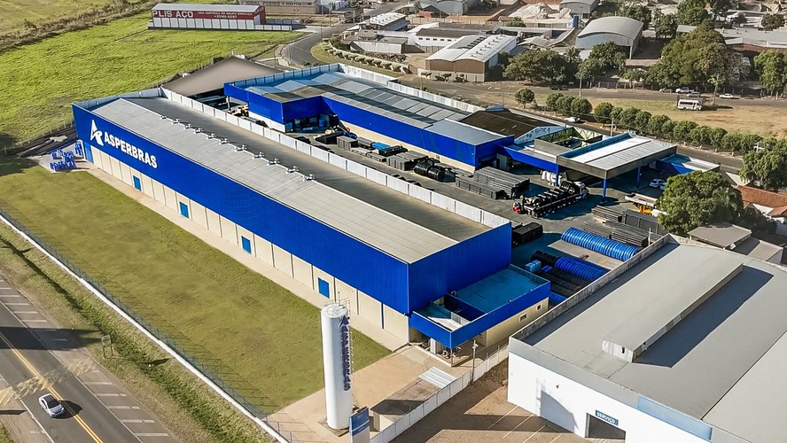 Fábrica de tubos de PVC da Asperbras em Penápolis