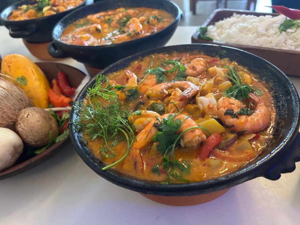 Moqueca de camarão do Oásis D'Moura — Foto: Divulgação
