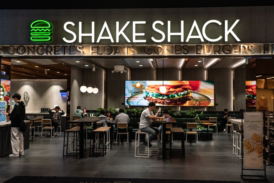 Fachada de unidade Shake Shack