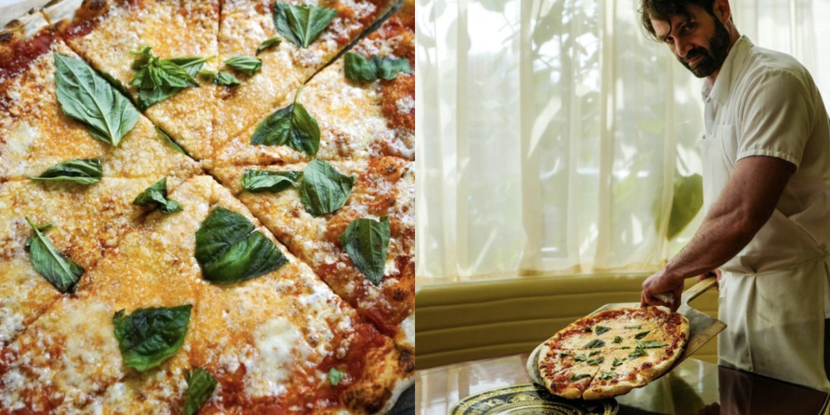 Este restaurante serve apenas 15 pizzas por semana — e elas vêm em prato da Versace de R$ 2,5 mil