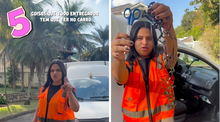 Lista de itens essenciais para entregadores incluindo cabo de vassoura
