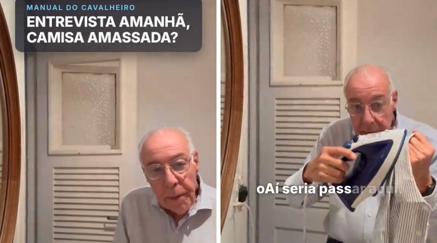 Reinaldo Barreto, 81 anos, ensina etiqueta profissional