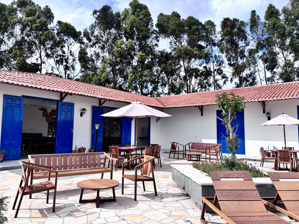 Receptivo da vinícola — Foto: Denison Malheiros/Divulgação