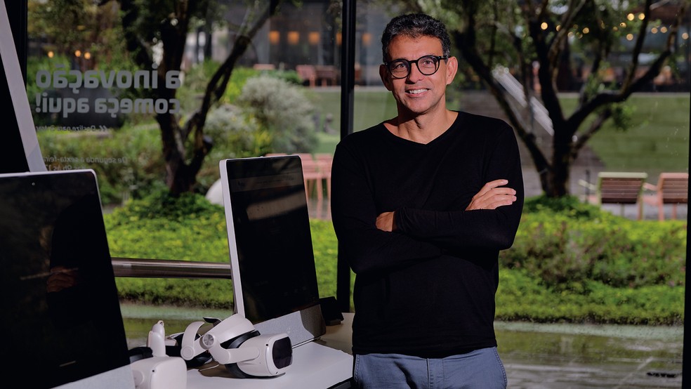 TECNOLOGIA - Enrico Dias lidera o Grupo Rede Vistorias, que usa inteligência artificial para dobrar a produtividade e modernizar processos — Foto: Fabricio Sousa/Divulgação