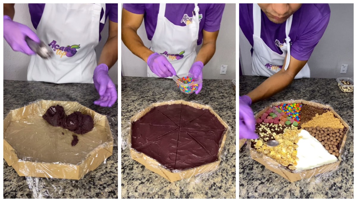 Pizza de açaí viraliza no Piauí