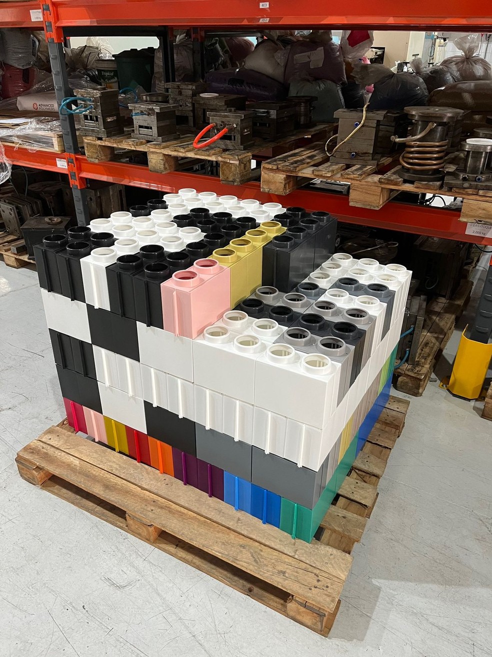 Opções de tijolos da Umbloco — Foto: Divulgação