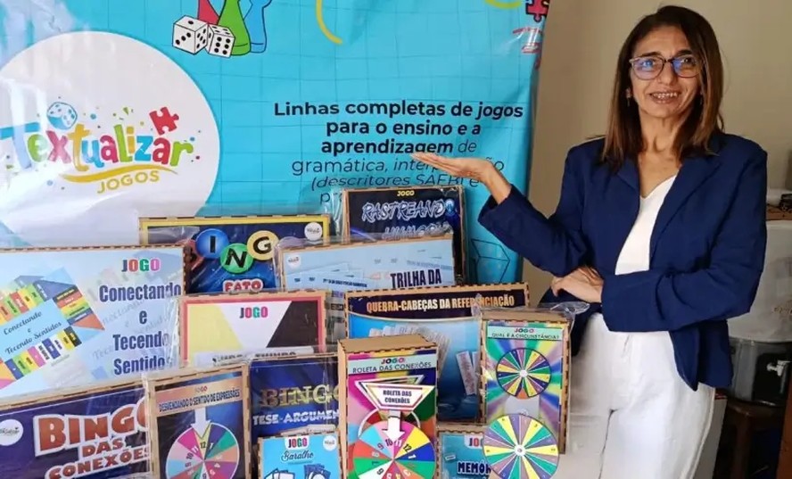 Ana Flávia Ferro, fundadora da Textualizar Jogos Educativos