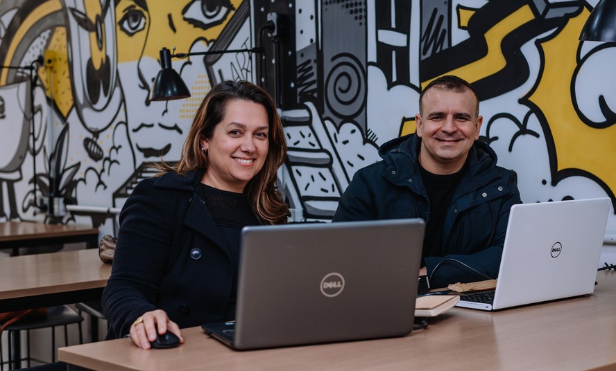 Juliana Enderle e Cristiano Cunha, fundadores da Ciclos +