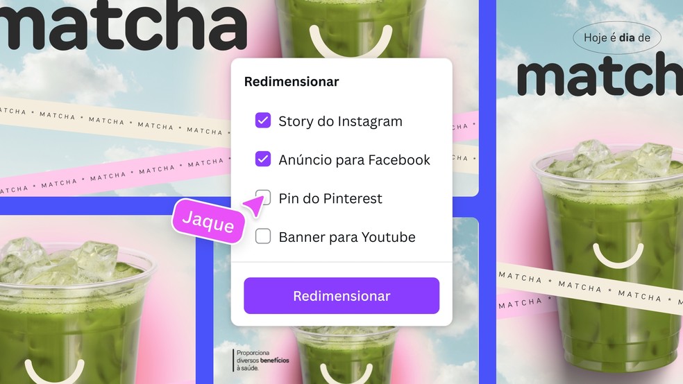 Ferramenta Conversão Mágica ajuda a dimensionar peças para todos os formatos. — Foto: Divulgação