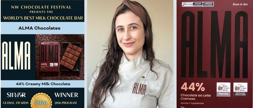 ALMA Chocolates vence prêmio internacional nos EUA