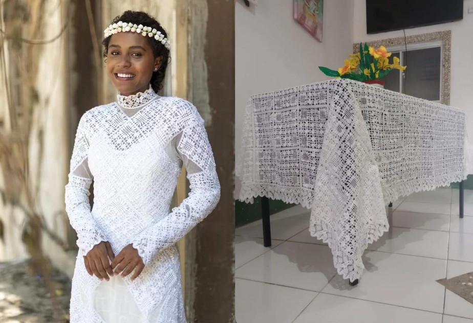 Vestido de best sale noiva com chocolate