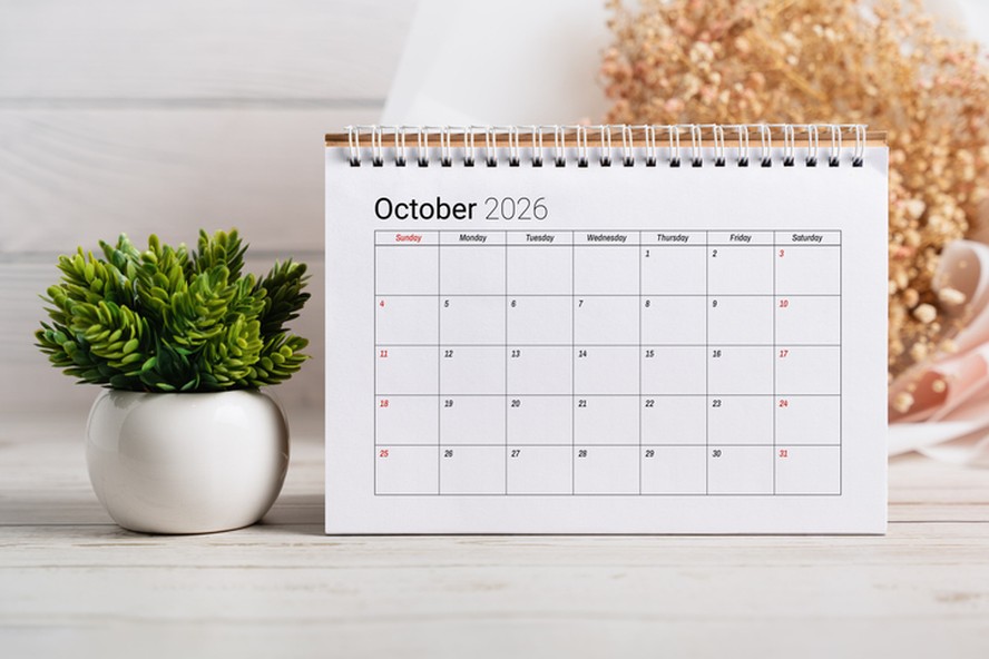 Calendário comercial outubro 2026 mostrando datas importantes para empreendedores