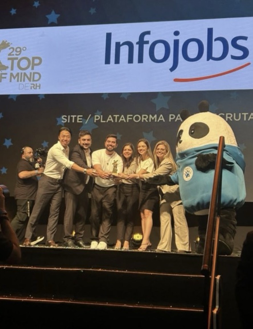 Logo do Infojobs representando liderança em recrutamento