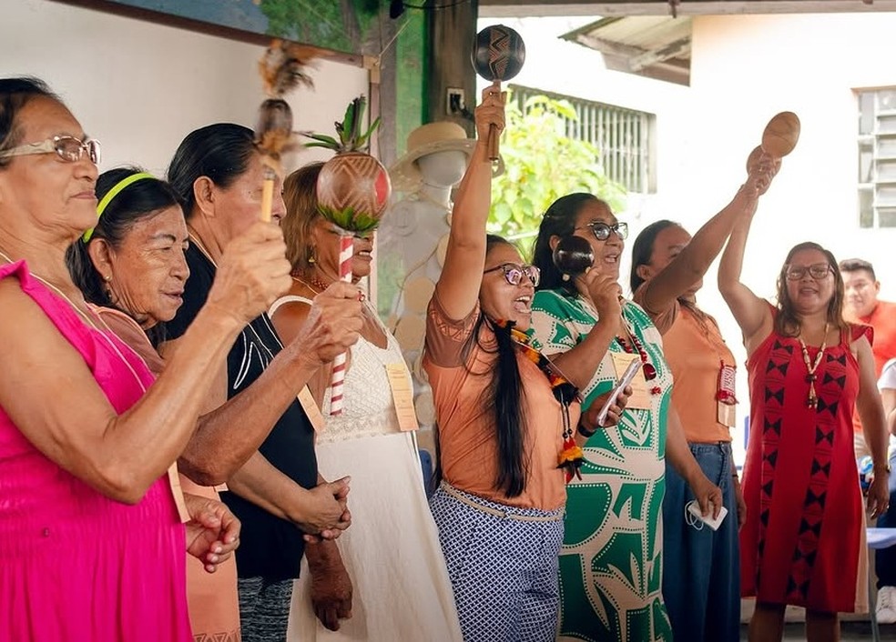 Assembleia da Associação de Mulheres Indígenas do Alto Rio Negro — Foto: Divulgaçã
