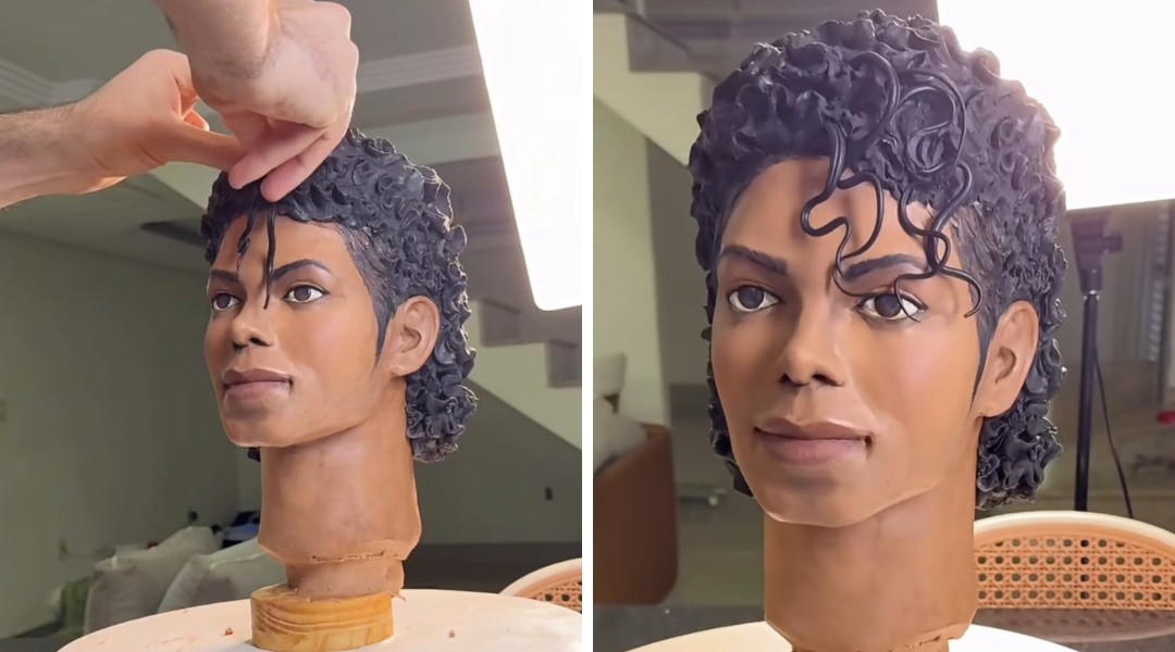 Bolo realista de Michael Jackson viraliza e encanta até irmã do rei do pop