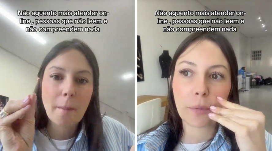 Tela de computador mostrando chat de atendimento e ícone de inteligência artificial