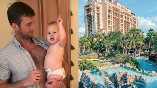 Bebê empolgado com ida a hotel de luxo viraliza, e estabelecimento responde: 'Novo embaixador'