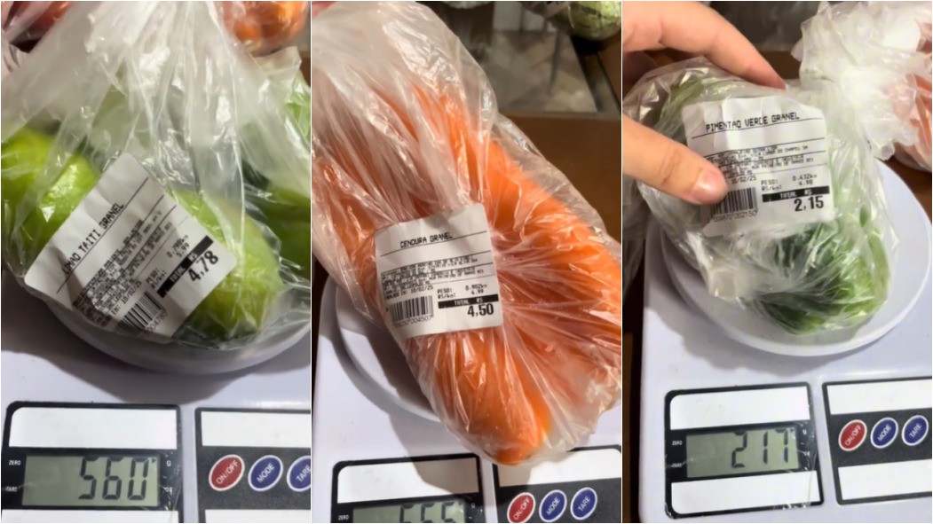 Cliente reclama de erro na pesagem de alimentos e viraliza; mercado responde com reembolso