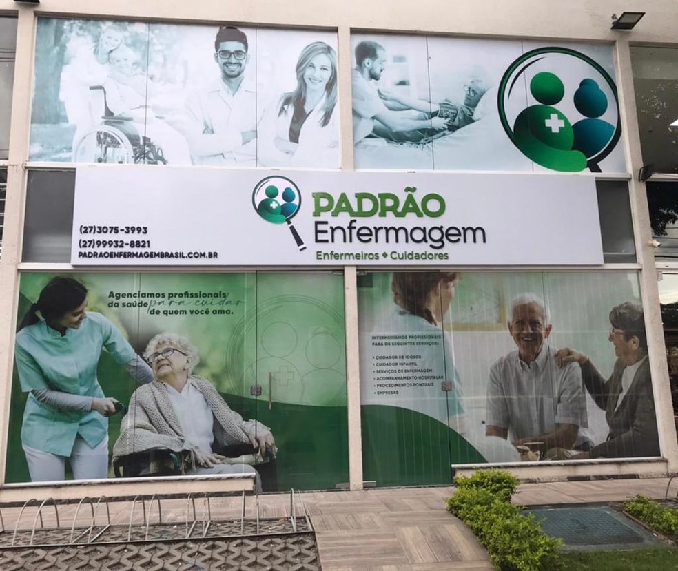 Fachada da Padrão Enfermagem — Foto: Roberta Bell