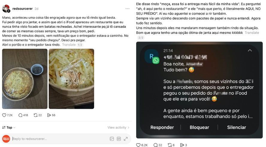 Ilustração conceitual de entrega rápida em condomínio residencial