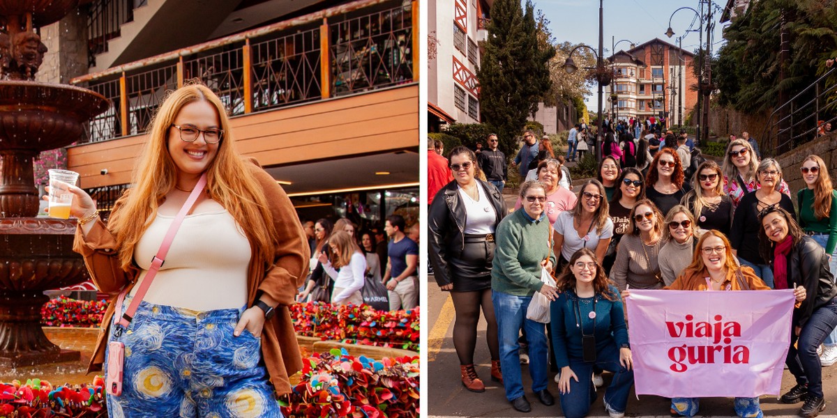 Ela transformou um grupo de WhatsApp em agência de viagens só para mulheres