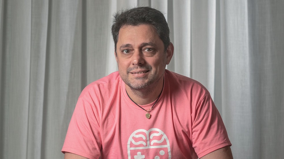 REINVENÇÃO - Incomodado com treinamentos corporativos engessados, Samir Iásbeck criou a Qranio, edtech que hoje atende clientes como Google, Pepsico e Vivo — Foto: Keiny Andrade