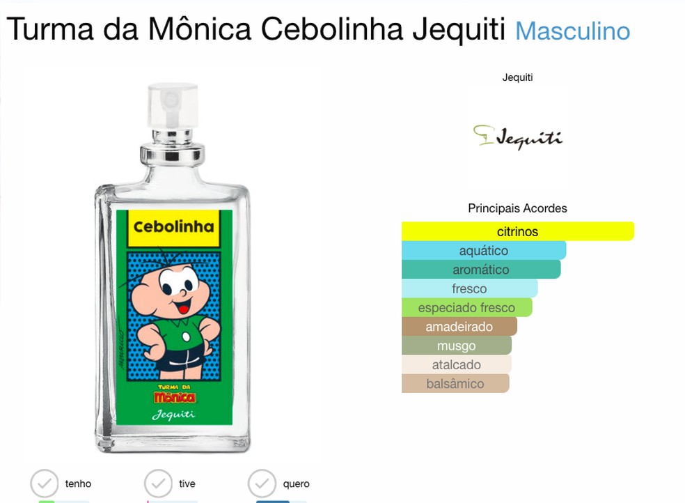 Perfume Cebolinha - Figure 1