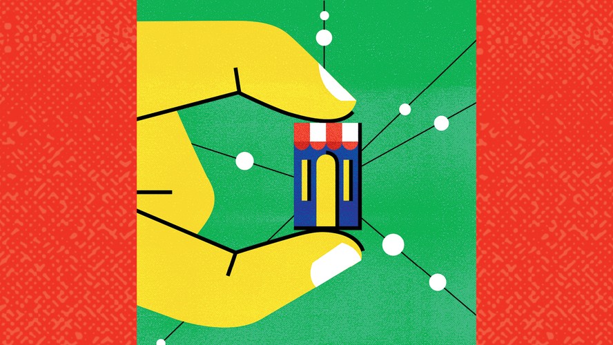 Gráfico mostrando crescimento de microfranquias no Brasil