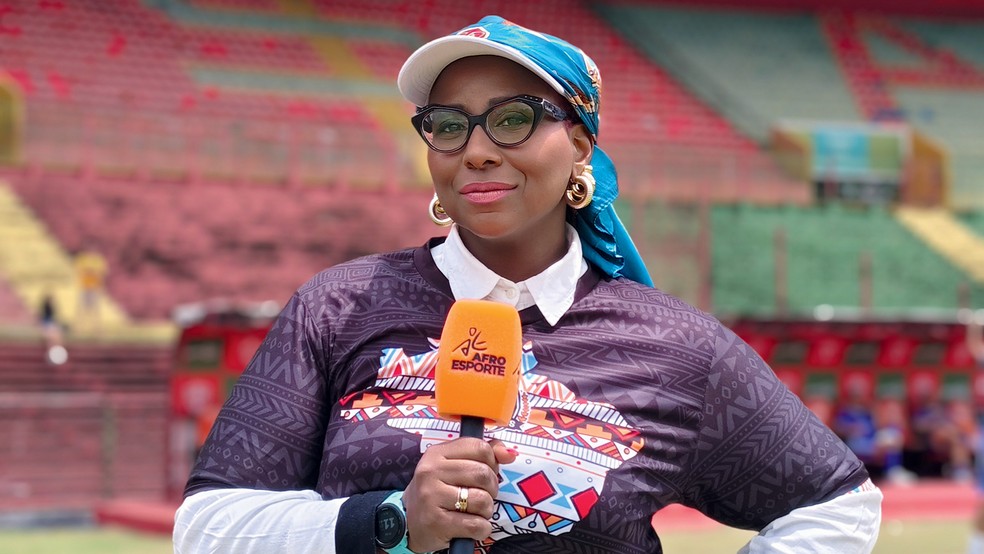 ACELERAÇÃO  - Na Afroesporte, Mia Lopes projeta faturar R$ 5 milhões gerenciando 210 atletas negros em diferentes estágios de carreira — Foto: Divulgação