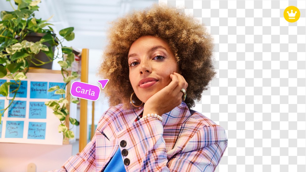 Canva tem ferramenta Removedor de fundos de imagens. — Foto: Divulgação