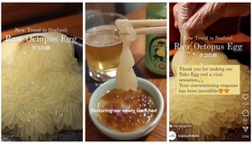 Restaurante japonês gera debate nas redes ao servir ovos de polvo