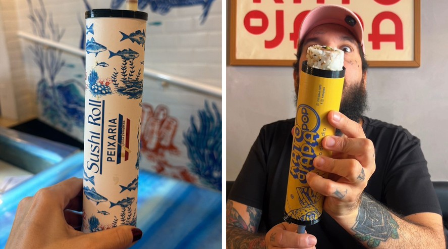 Push Pop Sushi faz sucesso nas redes sociais e em estabelecimentos fora do Brasil