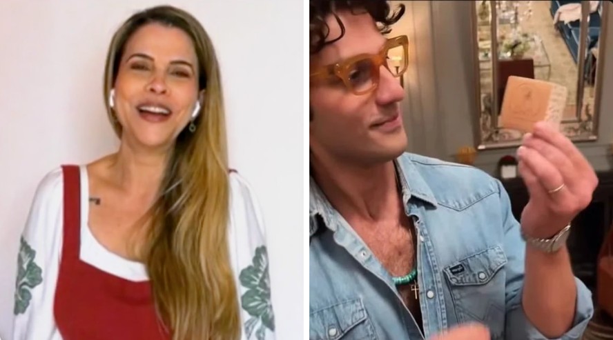 Embalagem artesanal do pão de mel da marca Amor de Mel