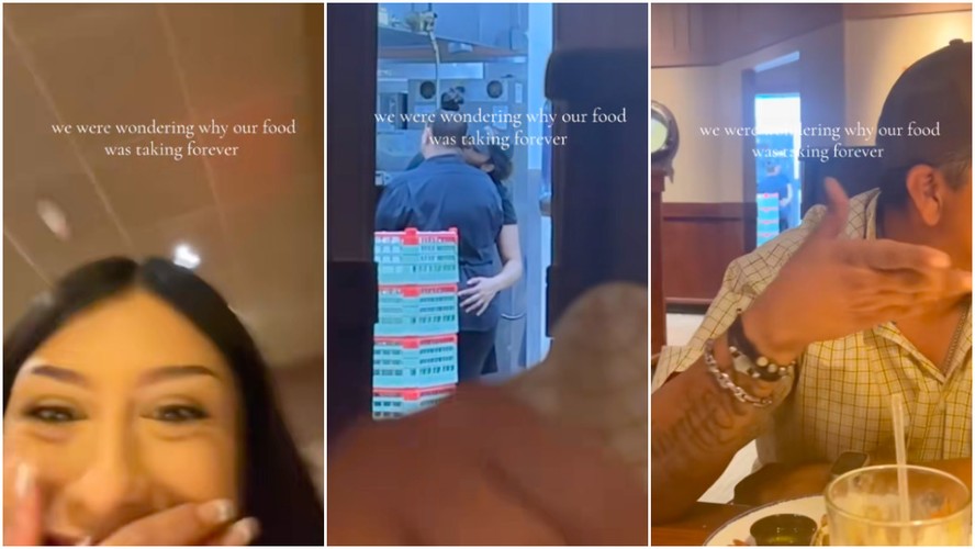 Cliente flagra funcionários em momento íntimo em restaurante