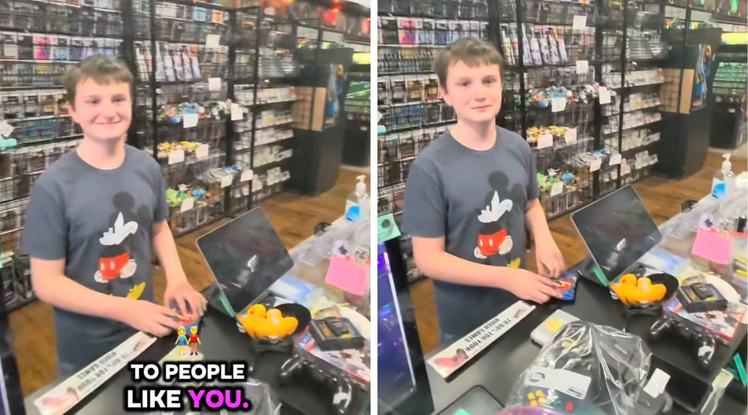 Menino emociona a web ao ganhar videogame retrô de presente em sua festa de aniversário