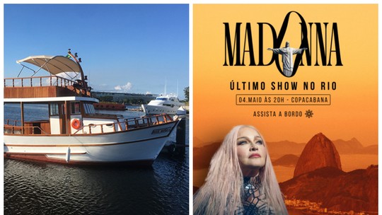 Madonna em Copacabana: empresas cobram a partir de R$ 600 por vagas em barcos para assistir a show