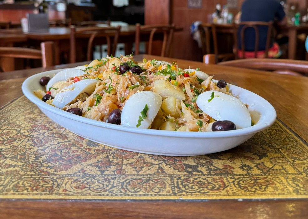Bacalhau à Gomes de Sá do Gambrinus — Foto: Divulgação