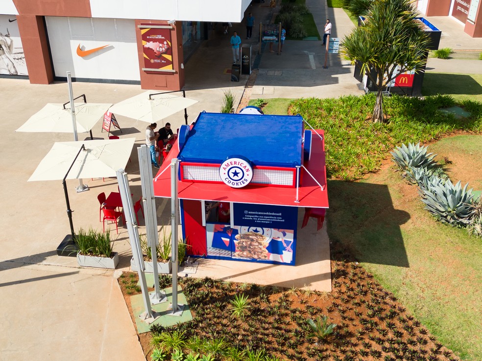 Contêiner da American Cookies — Foto: Divulgação